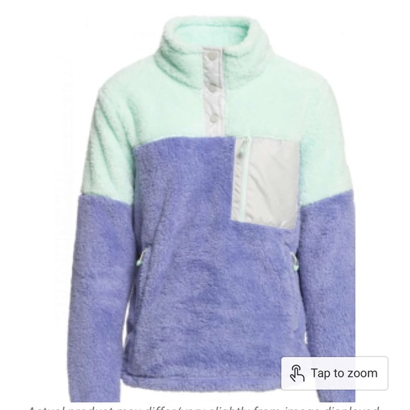 NWT Roxy Sherpa Pullover - Picture 4 of 5
